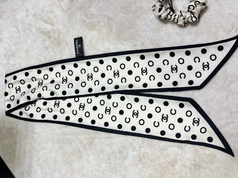 Chanel 絲巾髮圈 可分開使用-6