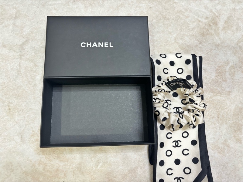 Chanel 絲巾髮圈 可分開使用-9