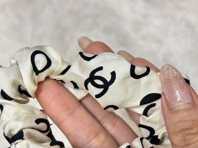 Chanel 絲巾髮圈 可分開使用-12