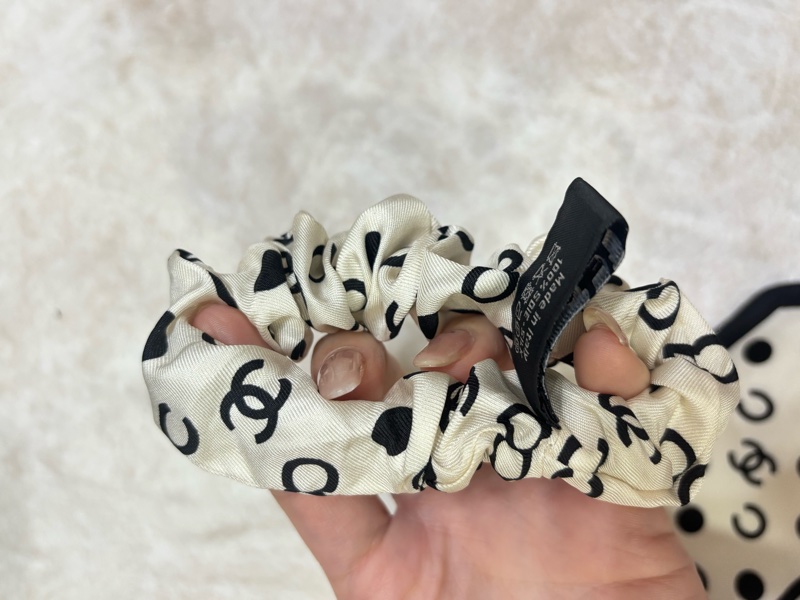 Chanel 絲巾髮圈 可分開使用-13