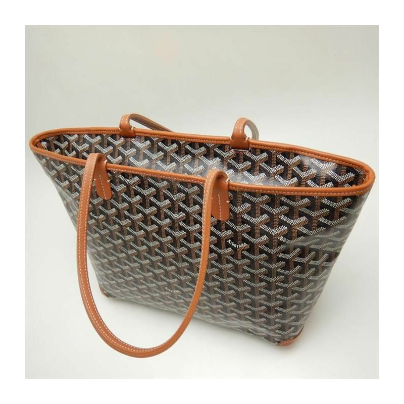 GOYARD Artua PM 單肩購物袋 黑色 棕褐色 ARTOISPMLTY01CL03P-6