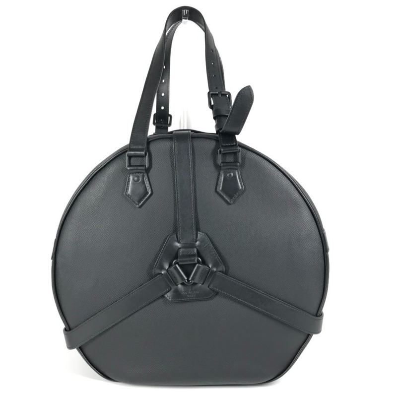 路易威登 M30335 Taiga Rainbow Soft Hat Trunk Bag 斜背包/肩背包，皮革材質，男女款，石楠黃/黑色-1