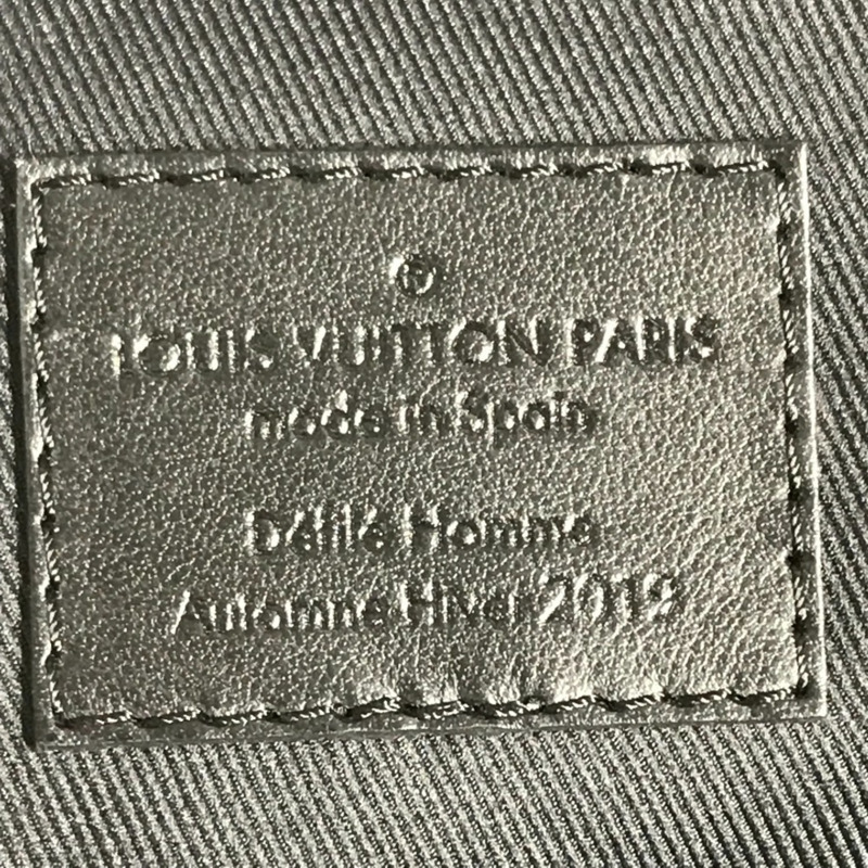 路易威登 M30335 Taiga Rainbow Soft Hat Trunk Bag 斜背包/肩背包，皮革材質，男女款，石楠黃/黑色-12