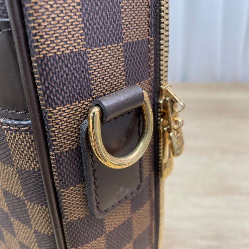 LV路易威登 公文包棕色棋盤格電腦包通勤包-17