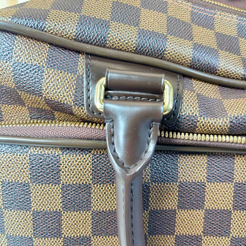 LV路易威登 棕色棋盤格男士電腦公事包 帶肩帶-7