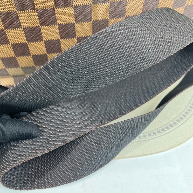 LV Broadway 棕棋盤 雙袋 郵差包-6