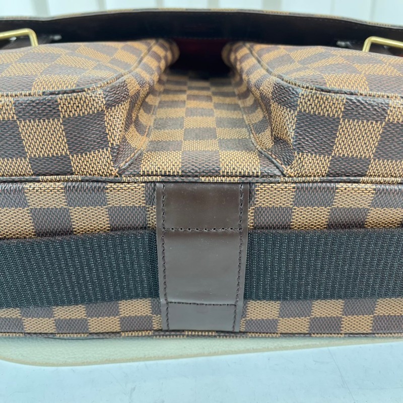 LV Broadway 棕棋盤 雙袋 郵差包-7