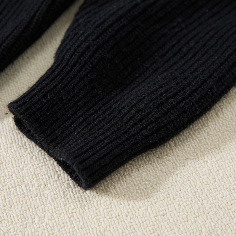 ❤️CELINE 超精致LOGO 百搭黑色時尚連帽毛衫-6