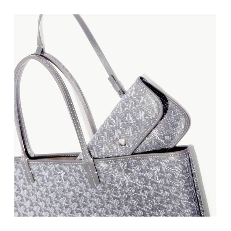 GOYARD Saint Louis PM 單肩購物袋 灰色 STLOUIPMLTY51CL51P-11