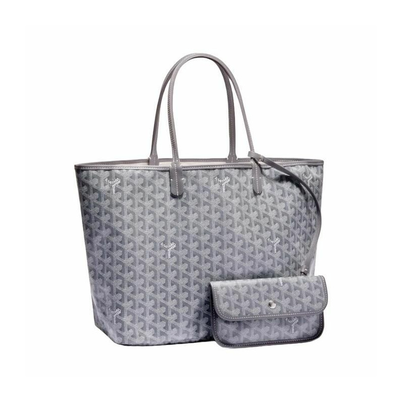 GOYARD Saint Louis PM 單肩購物袋 灰色 STLOUIPMLTY51CL51P-12