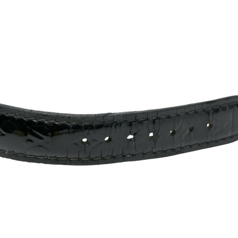 路易威登 Tambour Slim 8 鑽腕錶 Q12MG 石英機芯 銀色錶盤 不鏽鋼錶帶 皮革錶帶 女士 LOUIS VUITTON-7