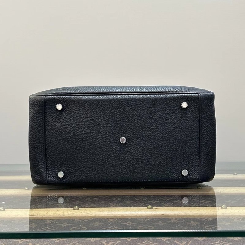 HERMES黑銀Lindy30手提肩背包30*21*16 98新配件塵袋購證-3