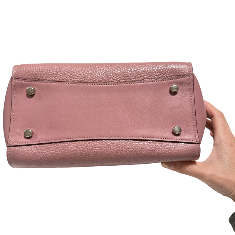 Coach blake 乾燥玫瑰色 掀蓋手提斜挎包-7