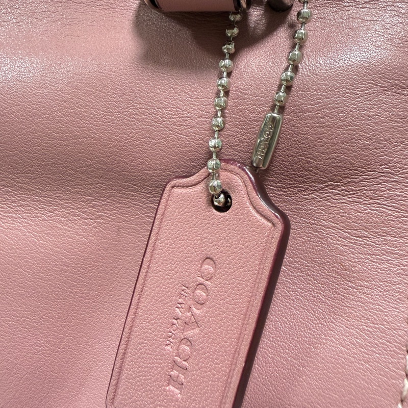 Coach blake 乾燥玫瑰色 掀蓋手提斜挎包-14