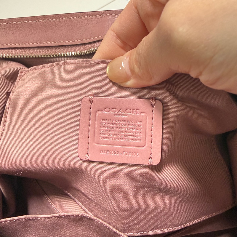 Coach blake 乾燥玫瑰色 掀蓋手提斜挎包-18