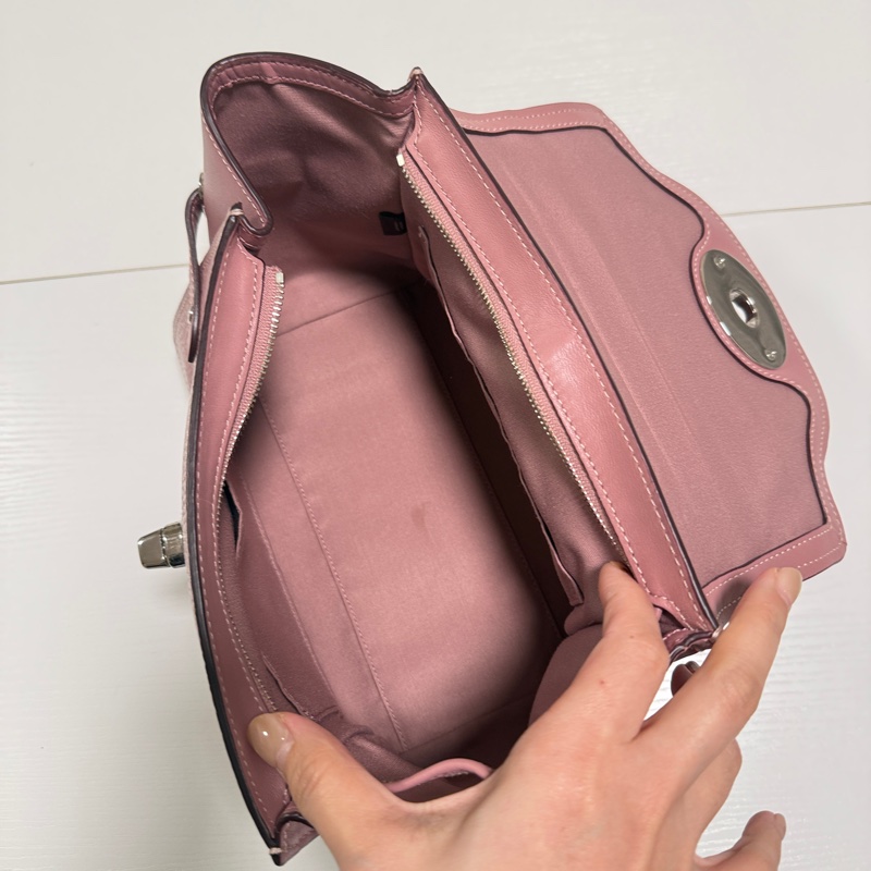 Coach blake 乾燥玫瑰色 掀蓋手提斜挎包-20