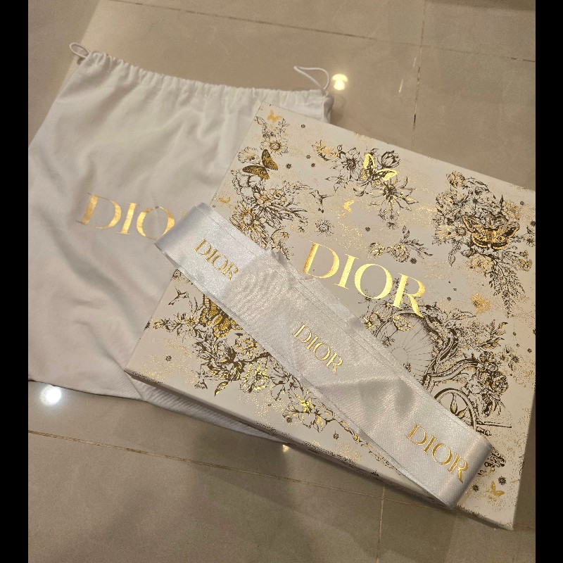 Dior Caro乾燥玫瑰粉高雅小羊皮肩背包-13