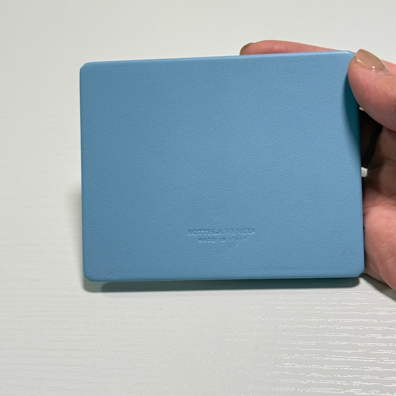 Bottega Veneta Snap 手拿包 皮革 baby藍-15