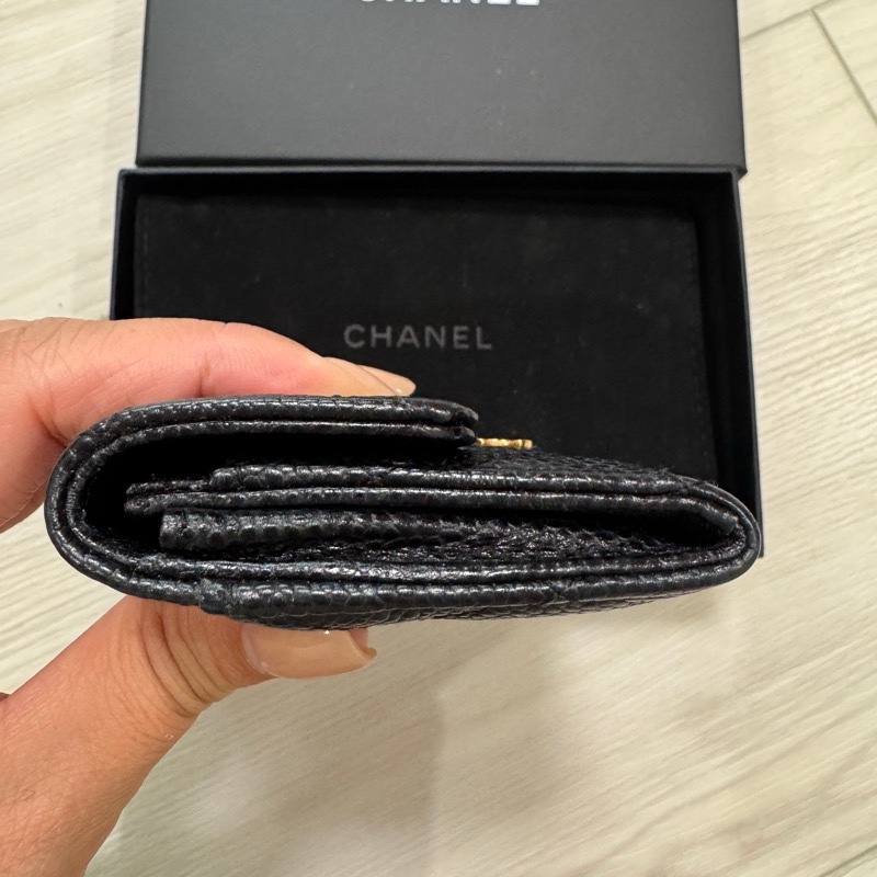 香奈兒 #魚子醬 零錢包-3