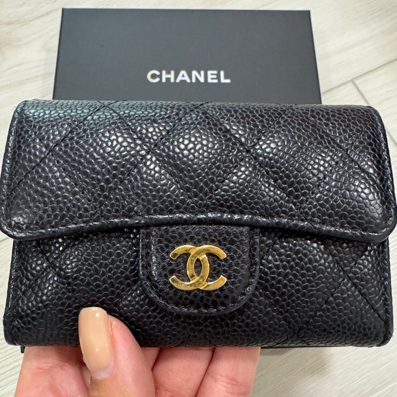 香奈兒 #魚子醬 零錢包-5