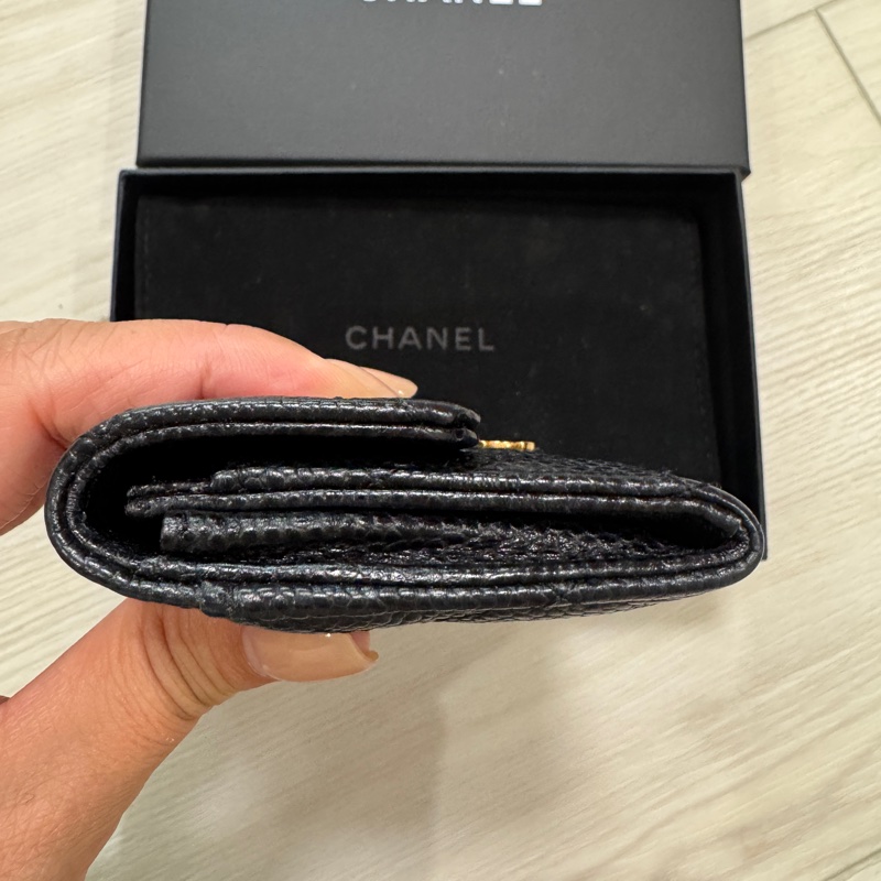 香奈兒 #魚子醬 零錢包-8