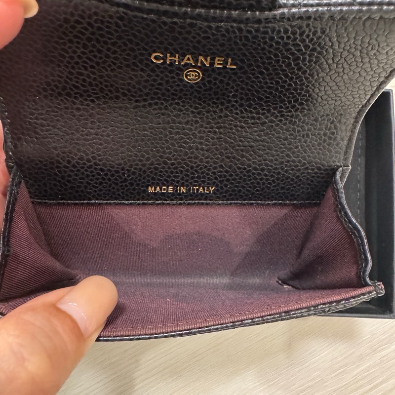 香奈兒 #魚子醬 零錢包-14