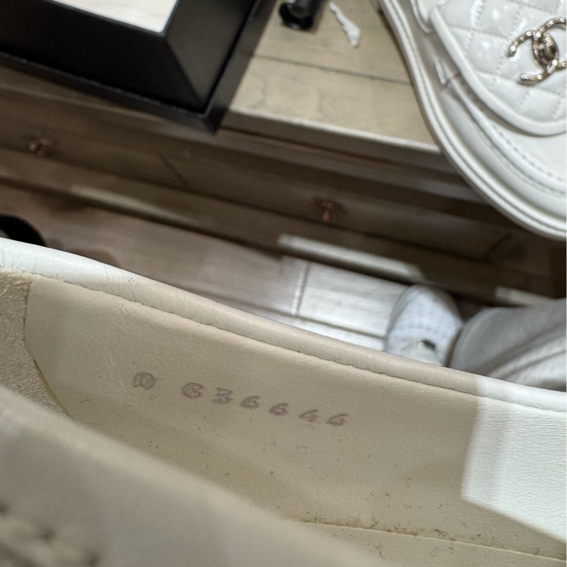 香奈兒/Chanel 平底便鞋 羊皮革   37碼99新-9