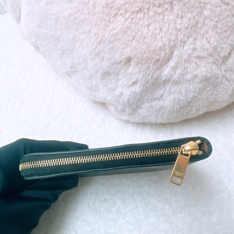 Celine 老花拉鏈零錢包/皮夾-8