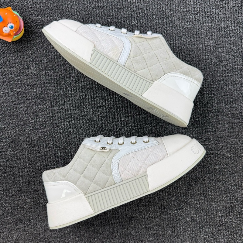 款式:Chanel香奈兒餅乾鞋 尺碼:36.5 97新 經典菱格紋設計 小香風可愛甜美-3