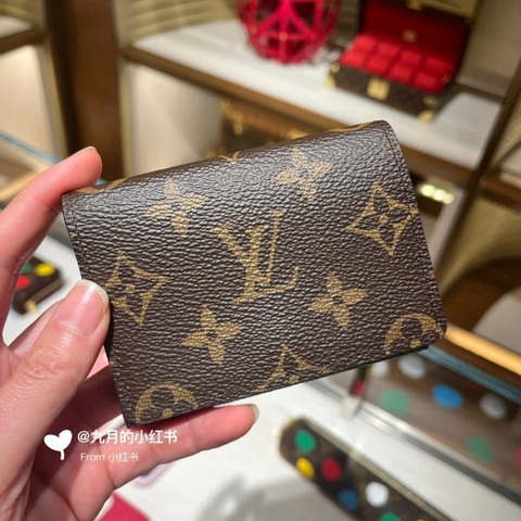 Lv M62920 老花卡夾零錢包🏅