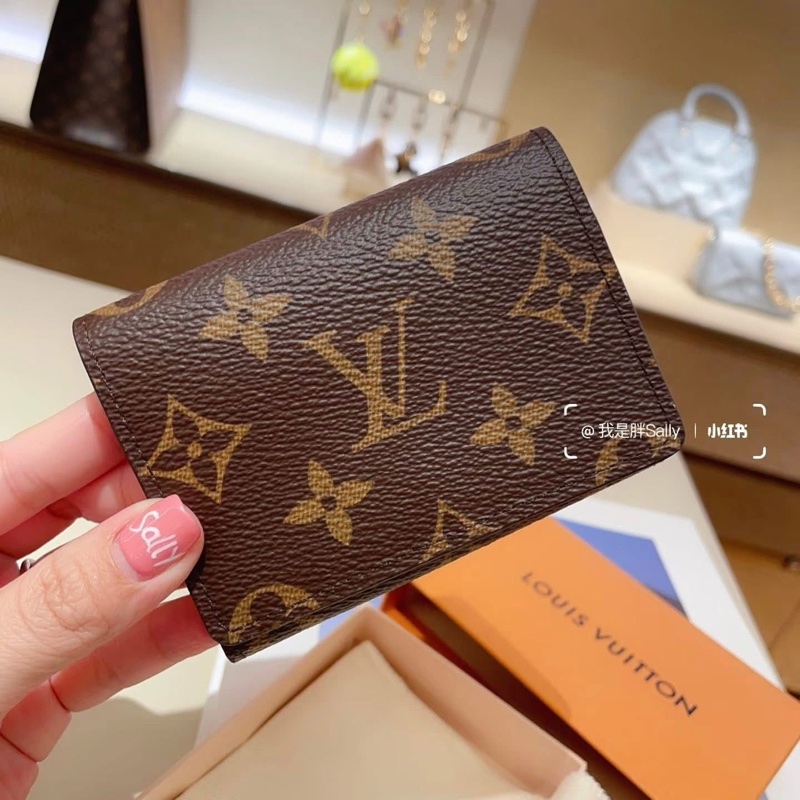 Lv M62920 老花卡夾零錢包🏅-3