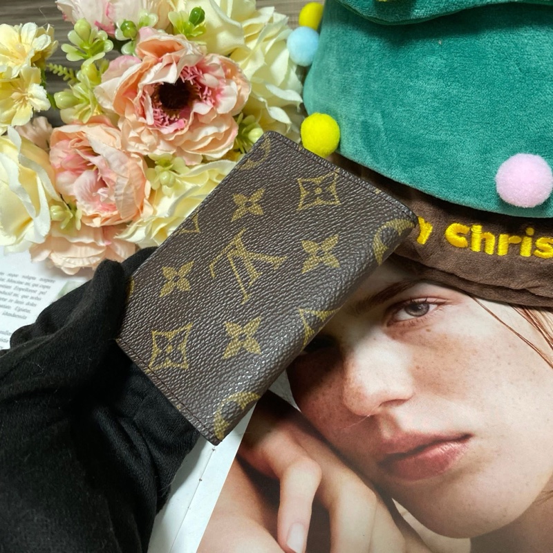 Lv M62920 老花卡夾零錢包🏅-10