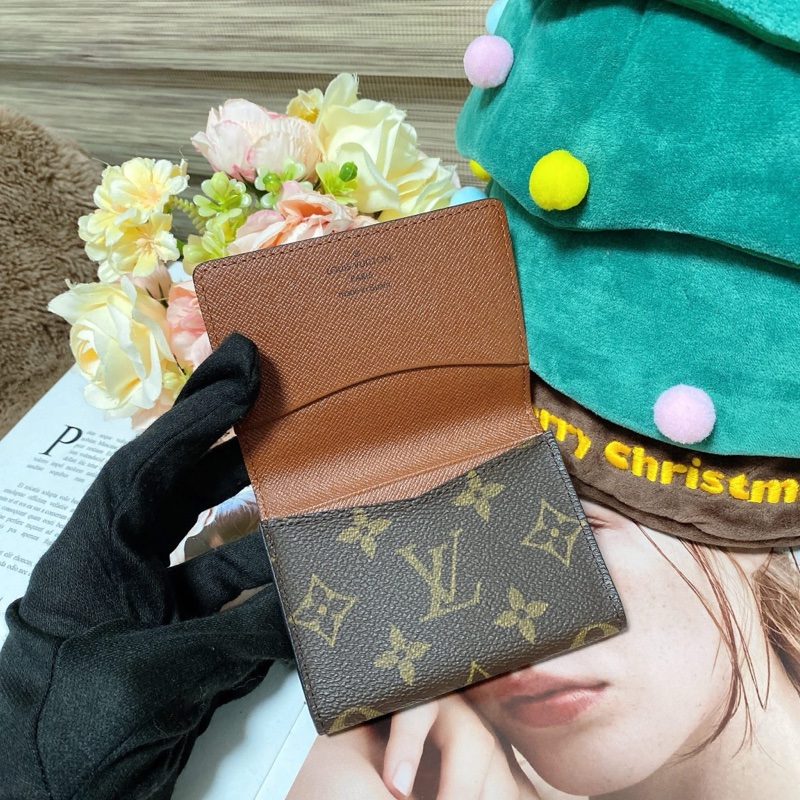 Lv M62920 老花卡夾零錢包🏅-13
