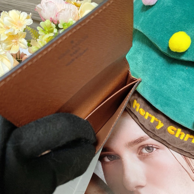 Lv M62920 老花卡夾零錢包🏅-15