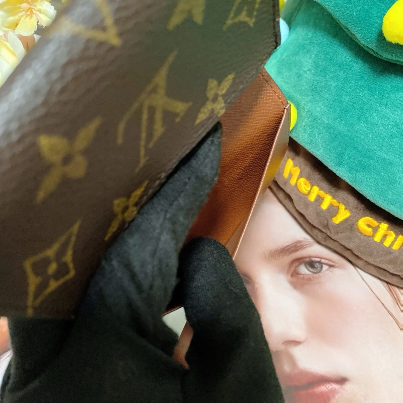 Lv M62920 老花卡夾零錢包🏅-17