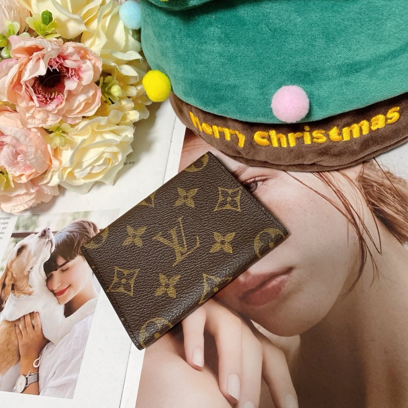 Lv M62920 老花卡夾零錢包🏅-20