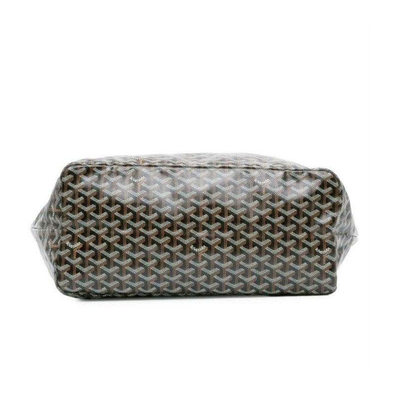 GOYARD 聖路易斯通用汽車單肩購物袋 黑色棕褐色-12