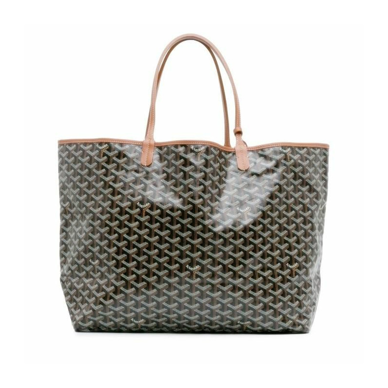 GOYARD 聖路易斯通用汽車單肩購物袋 黑色棕褐色-7
