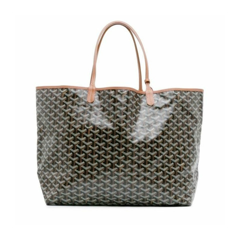 GOYARD 聖路易斯通用汽車單肩購物袋 黑色棕褐色