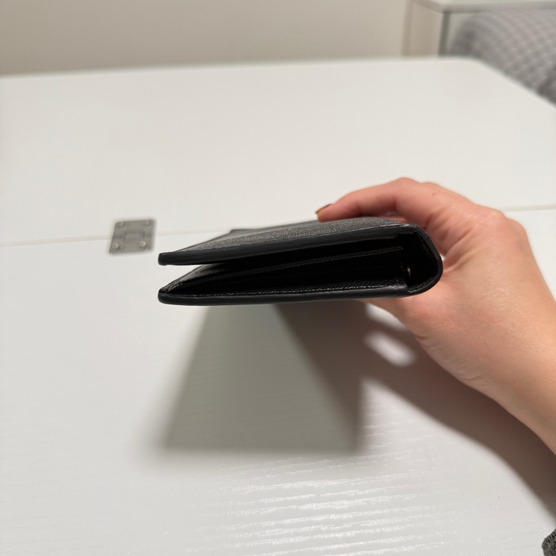 (有刻字）LOUIS VUITTON 路易威登 長夾 黑灰棋盤格-8