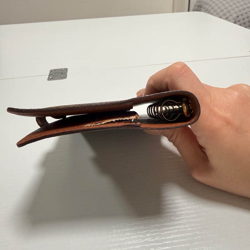 【瑕疵！甩賣】Louis Vuitton Agenda PM 經典花紋六孔筆記-7