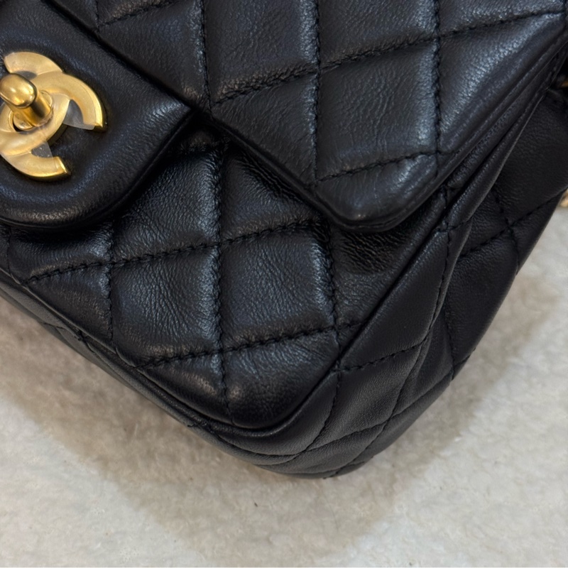 Chanel 黑色金球方胖 ✨最新晶片款-5