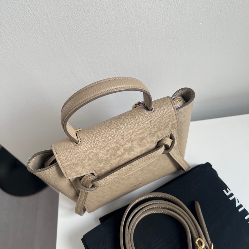 ✨Celine 奶茶色鯰魚包 pico 最可愛的尺寸 99新🤍-2