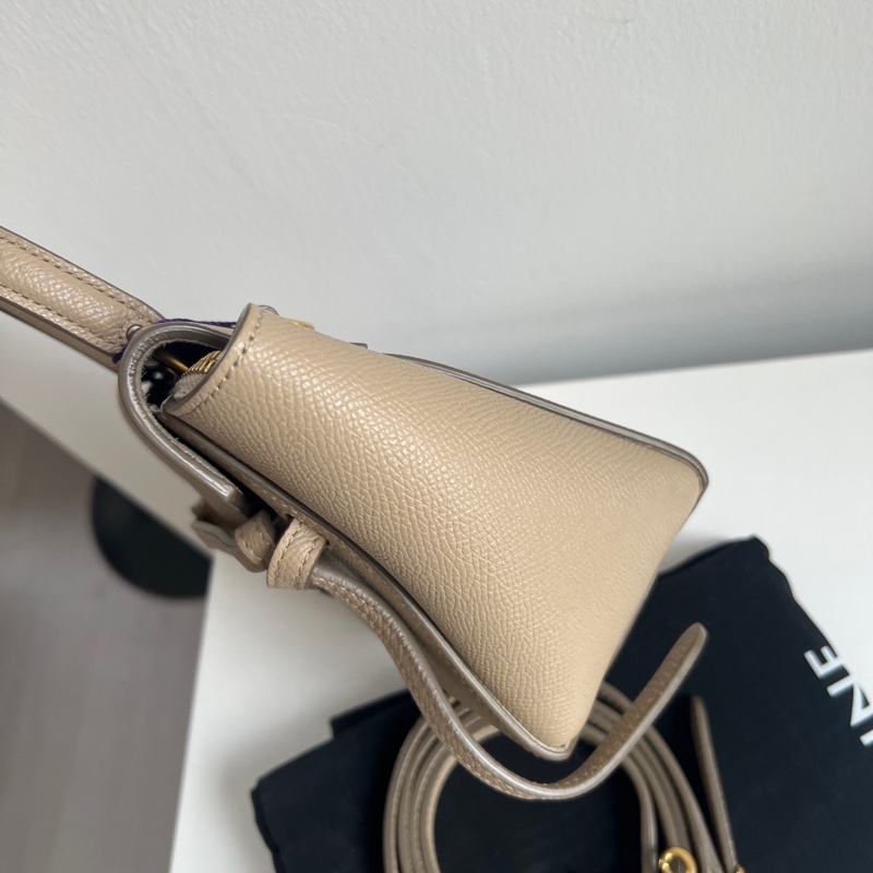 ✨Celine 奶茶色鯰魚包 pico 最可愛的尺寸 99新🤍-4