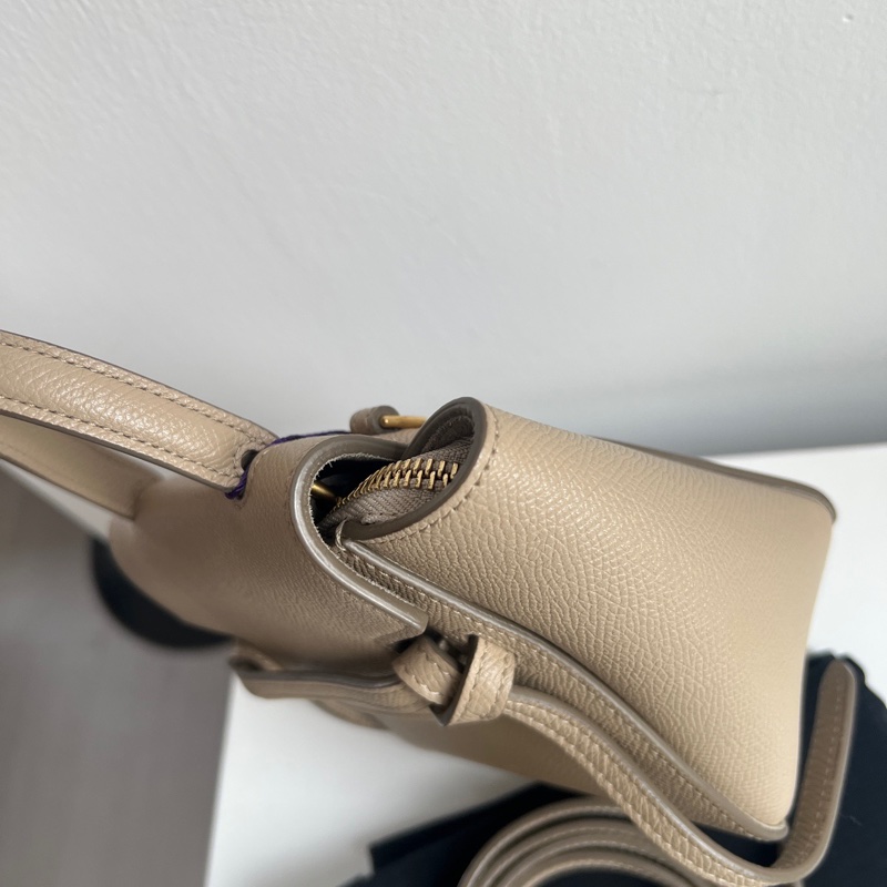 ✨Celine 奶茶色鯰魚包 pico 最可愛的尺寸 99新🤍-5