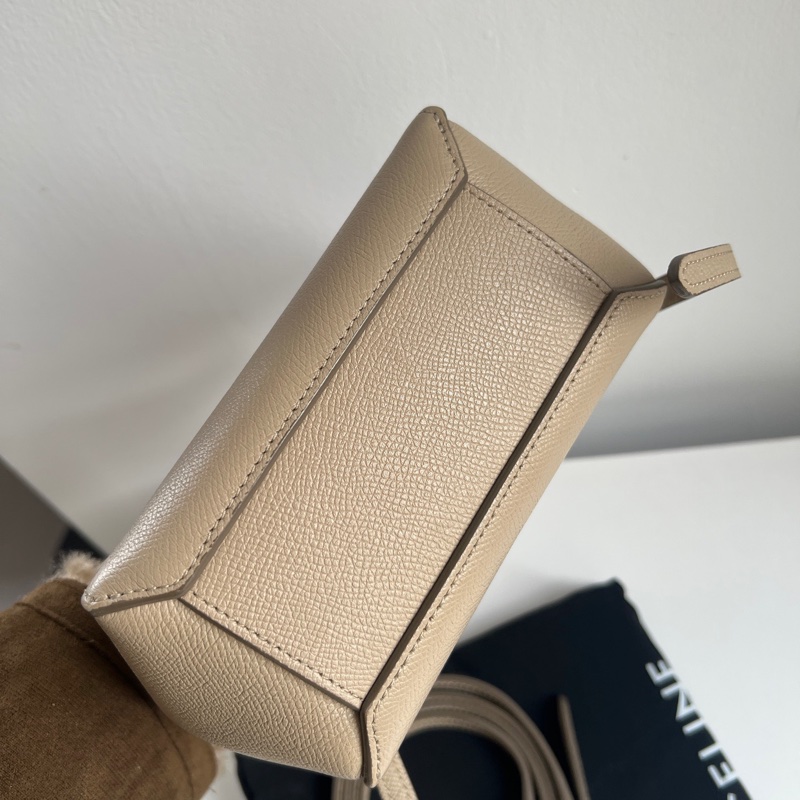 ✨Celine 奶茶色鯰魚包 pico 最可愛的尺寸 99新🤍-6