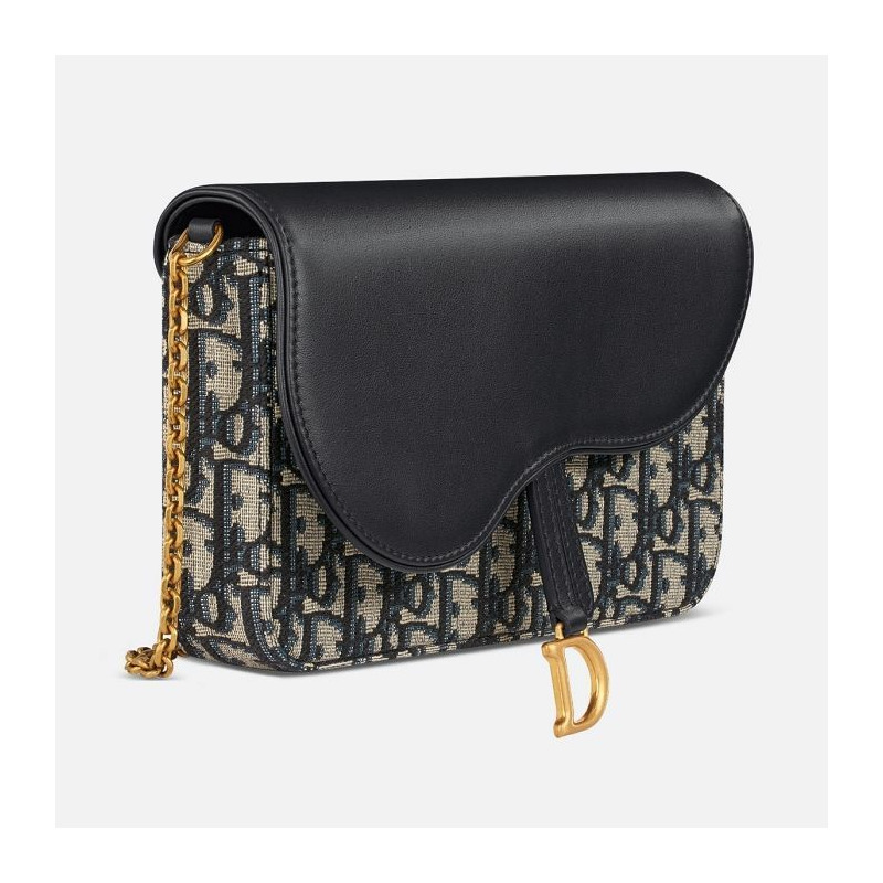 DIOR 馬鞍中型鏈袋 M928-1