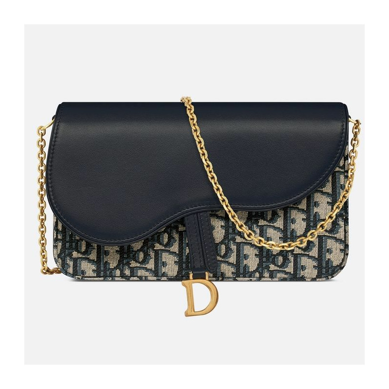 DIOR 馬鞍中型鏈袋 M928-7
