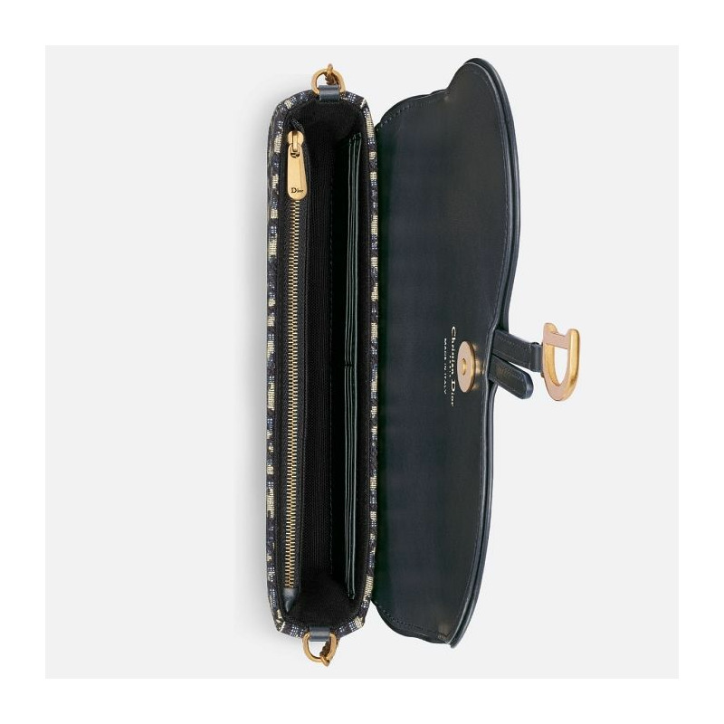 DIOR 馬鞍中型鏈袋 M928-10