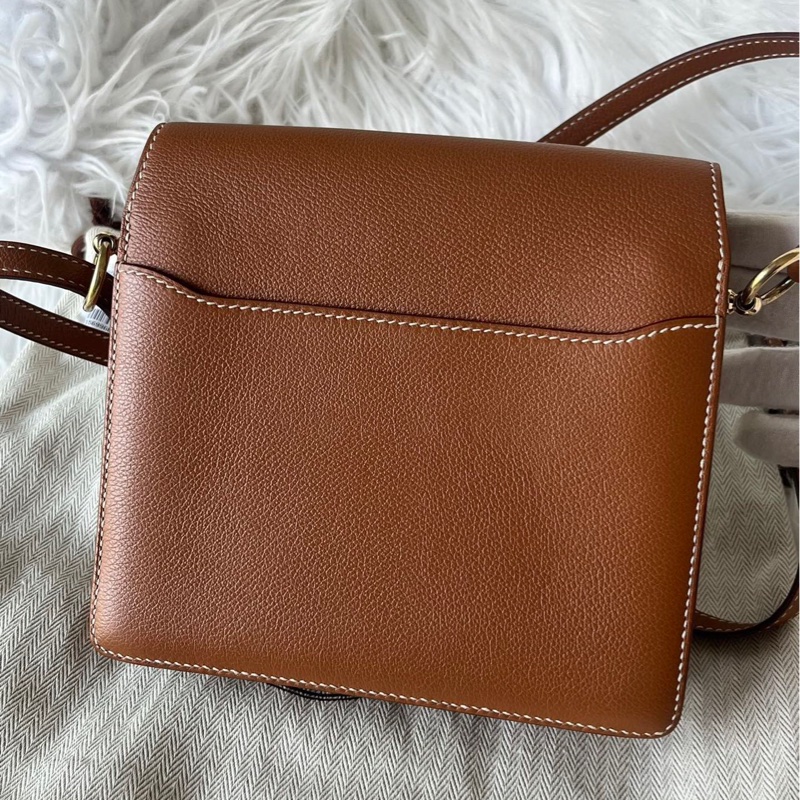 🌈Hermes🧡Mini Roulis 19🧡金棕金扣🌟98.5新🌟evercolor皮🌟-9
